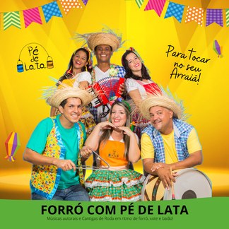 Capa do álbum Forró com Pé de Lata