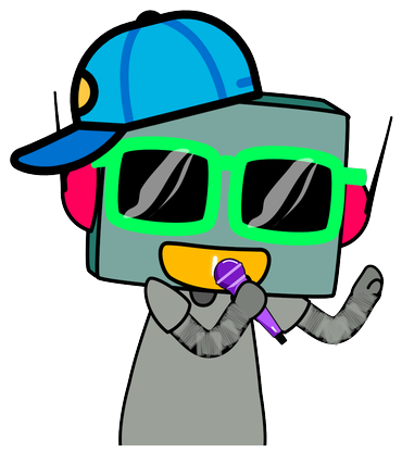 Personagem robô do canal do Grupo Pé de Lata